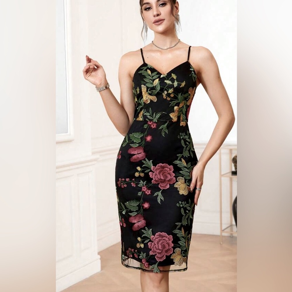 Aeropostale Gorgeous Floral Velvet embossed Boho Mini Dress🔥🔥🔥